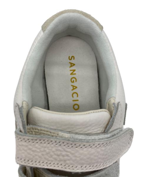 Sangacio（サンガッチョ）Sangacio (サンガッチョ) ベルクロスニーカー ホワイト サイズ:24㎝の古着・服飾アイテム