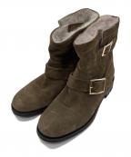 JIMMY CHOOジミーチュウ）の古着「YOUTHエンジニアブーツ」｜ブラウン