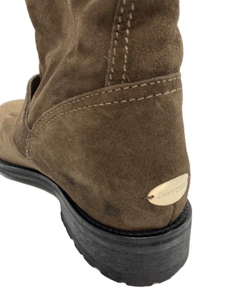 JIMMY CHOO（ジミーチュウ）JIMMY CHOO (ジミーチュウ) YOUTHエンジニアブーツ ブラウン サイズ:37の古着・服飾アイテム