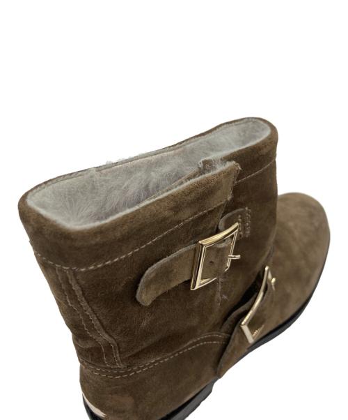 JIMMY CHOO（ジミーチュウ）JIMMY CHOO (ジミーチュウ) YOUTHエンジニアブーツ ブラウン サイズ:37の古着・服飾アイテム