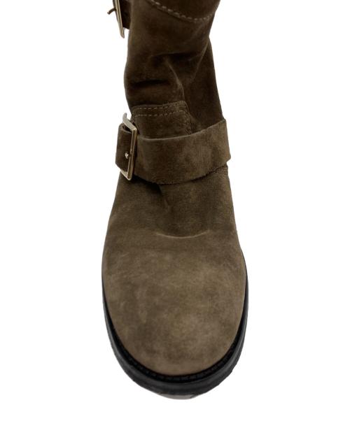 JIMMY CHOO（ジミーチュウ）JIMMY CHOO (ジミーチュウ) YOUTHエンジニアブーツ ブラウン サイズ:37の古着・服飾アイテム