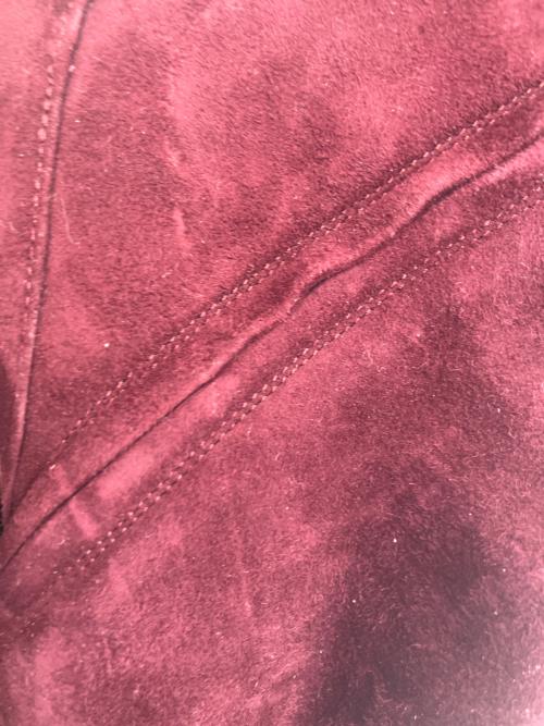 JIMMY CHOO（ジミーチュウ）JIMMY CHOO (ジミーチュウ) スウェードショートブーツ ボルドー サイズ:37の古着・服飾アイテム