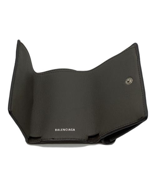 BALENCIAGA（バレンシアガ）BALENCIAGA (バレンシアガ) ペーパーミニウォレット グレーの古着・服飾アイテム