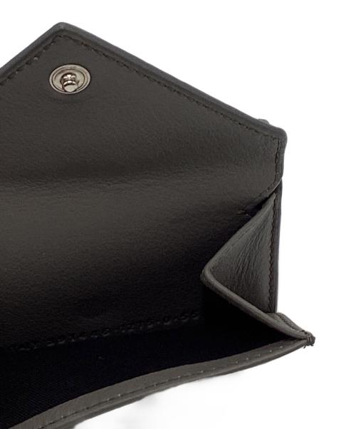 BALENCIAGA（バレンシアガ）BALENCIAGA (バレンシアガ) ペーパーミニウォレット グレーの古着・服飾アイテム