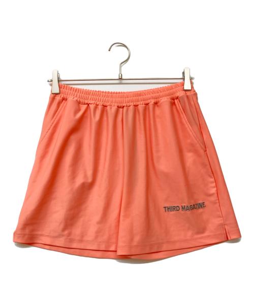 THIRD MAGAZINE（サードマガジン）THIRD MAGAZINE (サードマガジン) ロゴ刺繍撥水ラッシュガードショートパンツ オレンジ サイズ:9の古着・服飾アイテム