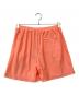 THIRD MAGAZINE (サードマガジン) ロゴ刺繍撥水ラッシュガードショートパンツ オレンジ サイズ:9：5000円