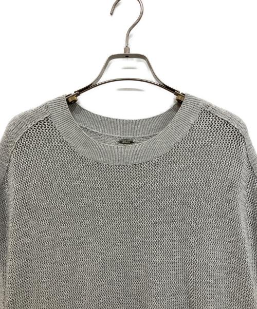 Lisiere（リジェール）Lisiere (リジェール) Mesh Knit グレー サイズ:freeの古着・服飾アイテム