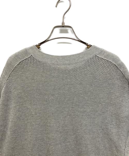 Lisiere（リジェール）Lisiere (リジェール) Mesh Knit グレー サイズ:freeの古着・服飾アイテム