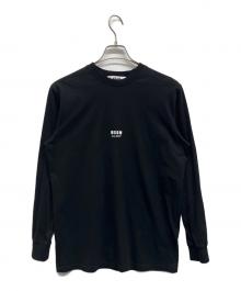 MSGM（エムエスジーエム）の古着「ロングスリーブカットソー」｜ブラック