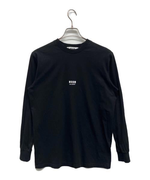 MSGM（エムエスジーエム）MSGM (エムエスジーエム) ロングスリーブカットソー ブラック サイズ:Mの古着・服飾アイテム