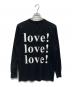MSGM (エムエスジーエム) ロングスリーブカットソー ブラック サイズ:M：4000円