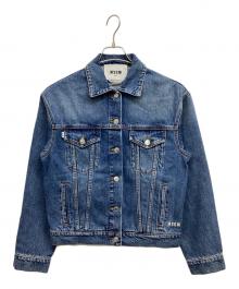 MSGM（エムエスジーエム）の古着「バックロゴデニムジャケット」｜インディゴ