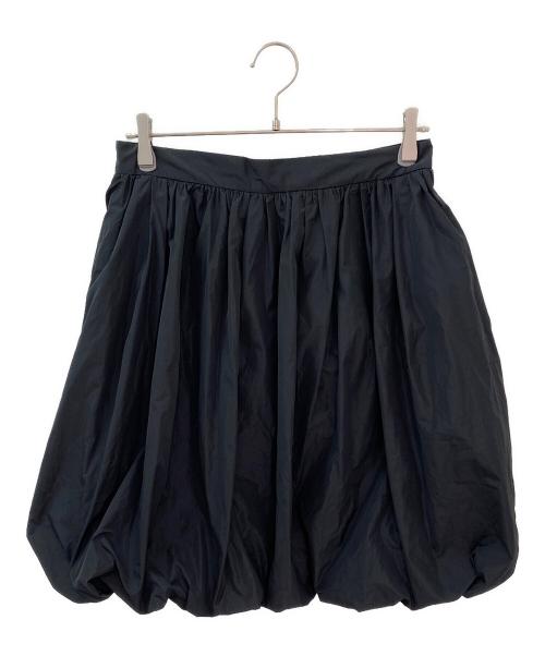 patou（パトゥ）patou (パトゥ) ファイユ バブル スカート ブラック サイズ:40の古着・服飾アイテム