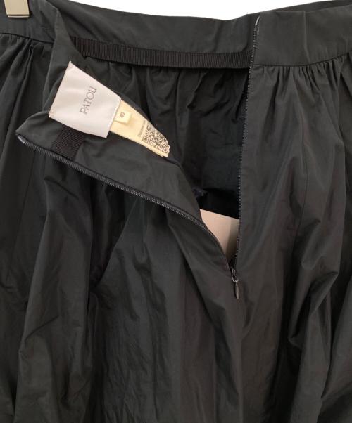 patou（パトゥ）patou (パトゥ) ファイユ バブル スカート ブラック サイズ:40の古着・服飾アイテム