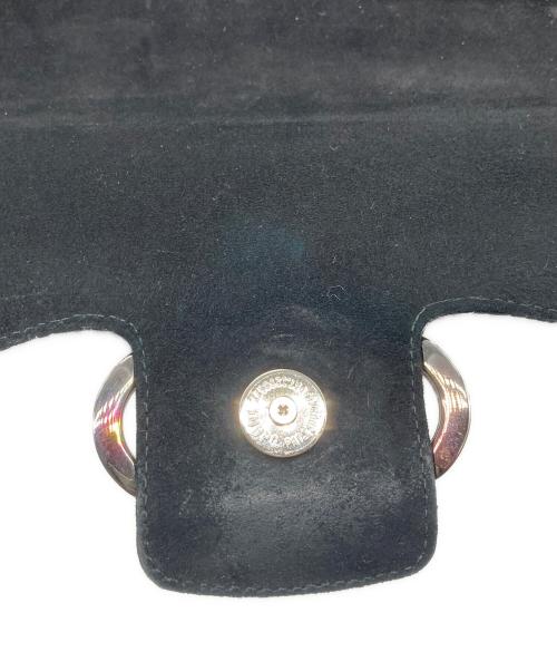 Salvatore Ferragamo（サルヴァトーレ フェラガモ）Salvatore Ferragamo (サルヴァトーレ フェラガモ) ベロアハンドバッグ ブラックの古着・服飾アイテム