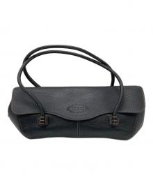 TOD'S（トッズ）の古着「Corniche Wave East West Bag」｜ブラック