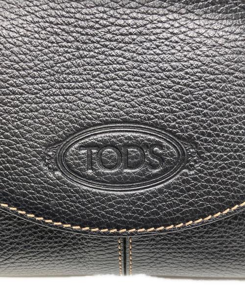 TOD'S（トッズ）TOD'S (トッズ) Corniche Wave East West Bag ブラックの古着・服飾アイテム