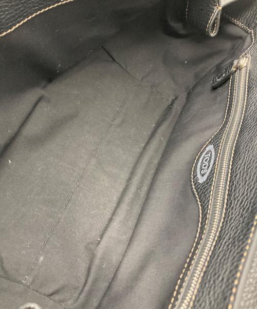 TOD'S（トッズ）TOD'S (トッズ) Corniche Wave East West Bag ブラックの古着・服飾アイテム