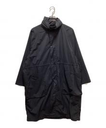 ATON（エイトン）の古着「TRAVEL NYLON ガスコート」｜ブラック