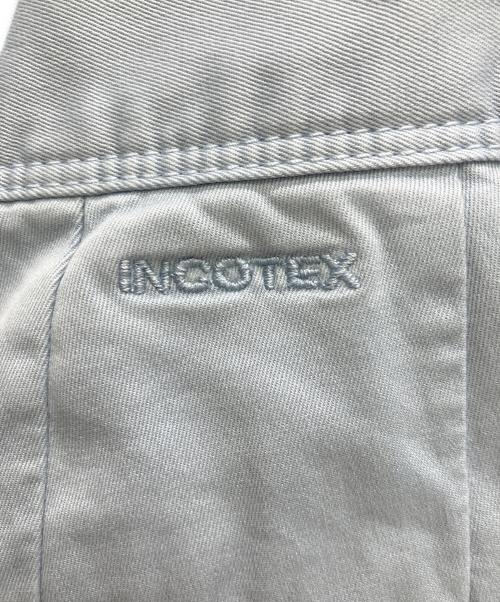 INCOTEX（インコテックス）INCOTEX (インコテックス) ガーメントダイオーガニックコットンストレッチチノテーパードパンツ スカイブルー サイズ:71の古着・服飾アイテム
