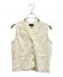 theory（セオリー）の古着「Texture Boucle Button Front Gilet」｜アイボリー