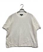 theoryセオリー）の古着「WOOSTER CREPE KNIT POINTELLE TEE」｜ホワイト