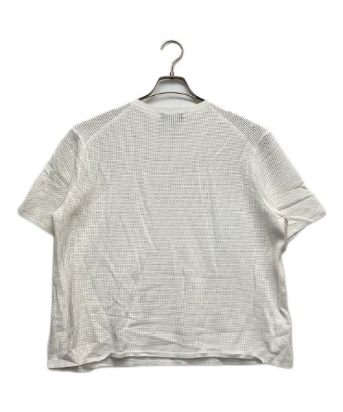 theory（セオリー）theory (セオリー) WOOSTER CREPE KNIT POINTELLE TEE ホワイト サイズ:Mの古着・服飾アイテム