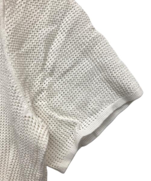 theory（セオリー）theory (セオリー) WOOSTER CREPE KNIT POINTELLE TEE ホワイト サイズ:Mの古着・服飾アイテム