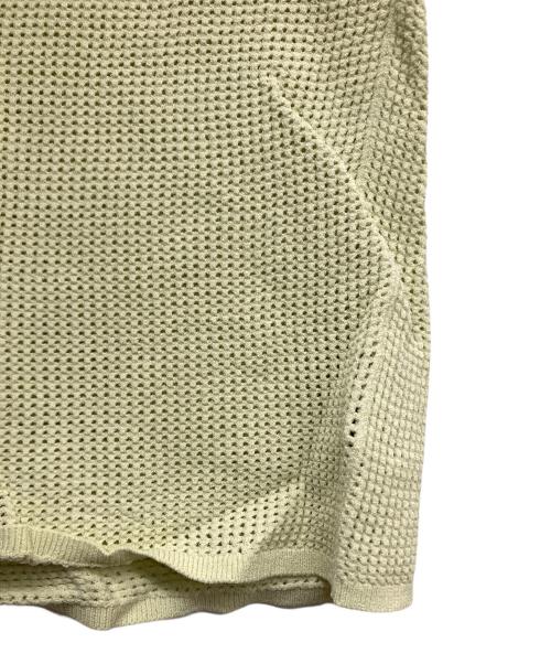 theory（セオリー）theory (セオリー) WOOSTER CREPE KNIT POINTELLE TEE ライトグリーン サイズ:Sの古着・服飾アイテム