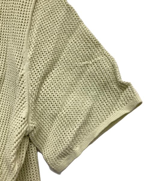 theory（セオリー）theory (セオリー) WOOSTER CREPE KNIT POINTELLE TEE ライトグリーン サイズ:Sの古着・服飾アイテム