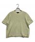 theory（セオリー）の古着「WOOSTER CREPE KNIT POINTELLE TEE」｜ライトグリーン