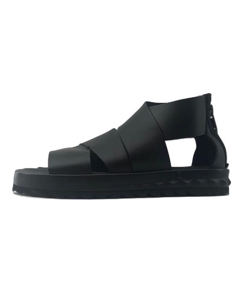 DIESEL（ディーゼル）DIESEL (ディーゼル) ストラップサンダル ブラック サイズ:42の古着・服飾アイテム