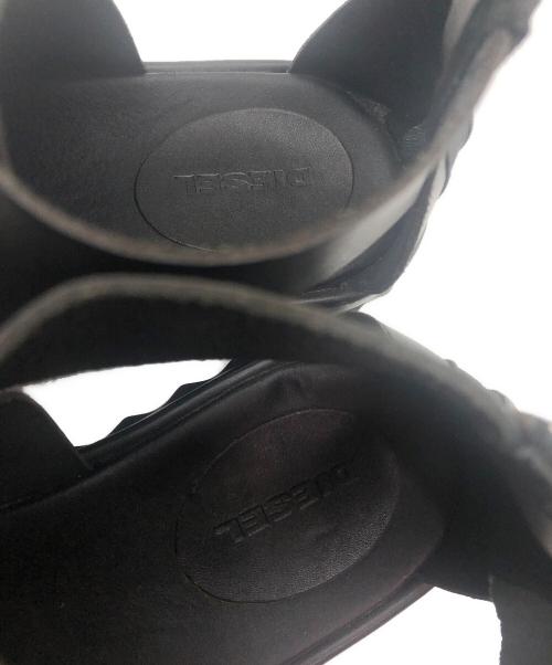 DIESEL（ディーゼル）DIESEL (ディーゼル) ストラップサンダル ブラック サイズ:42の古着・服飾アイテム