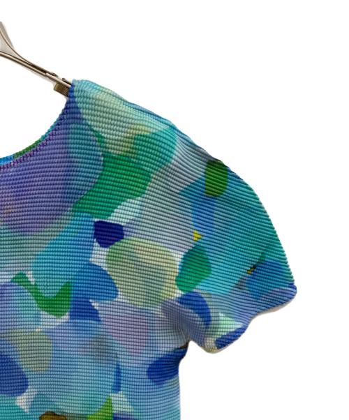 me ISSEY MIYAKE（ミーイッセイ ミヤケ）me ISSEY MIYAKE (ミーイッセイ ミヤケ) SEA GLASS ブルー×グリーン サイズ:Fの古着・服飾アイテム