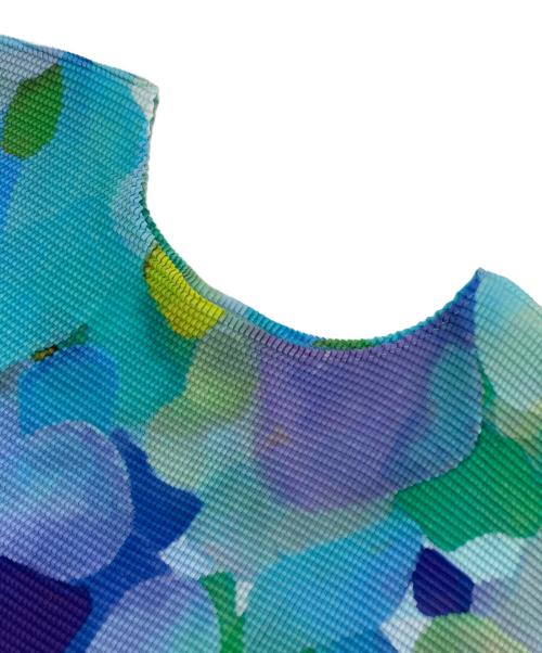 me ISSEY MIYAKE（ミーイッセイ ミヤケ）me ISSEY MIYAKE (ミーイッセイ ミヤケ) SEA GLASS ブルー×グリーン サイズ:Fの古着・服飾アイテム