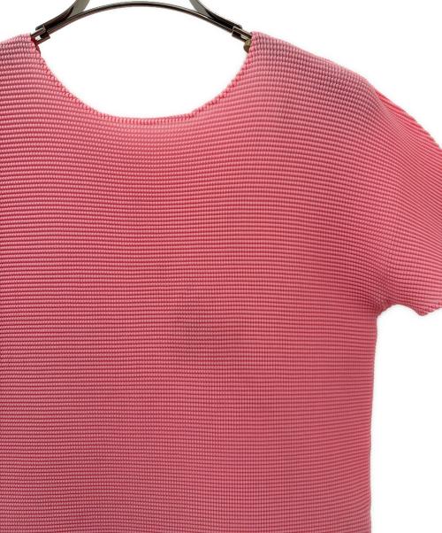 me ISSEY MIYAKE（ミーイッセイ ミヤケ）me ISSEY MIYAKE (ミーイッセイ ミヤケ) STRETCH PLEATS 1 ピンク サイズ:Freeの古着・服飾アイテム