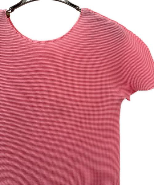 me ISSEY MIYAKE（ミーイッセイ ミヤケ）me ISSEY MIYAKE (ミーイッセイ ミヤケ) STRETCH PLEATS 1 ピンク サイズ:Freeの古着・服飾アイテム