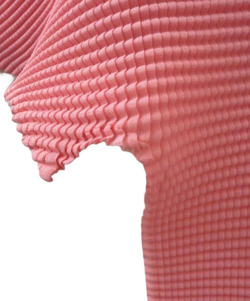 me ISSEY MIYAKE（ミーイッセイ ミヤケ）me ISSEY MIYAKE (ミーイッセイ ミヤケ) STRETCH PLEATS 1 ピンク サイズ:Freeの古着・服飾アイテム