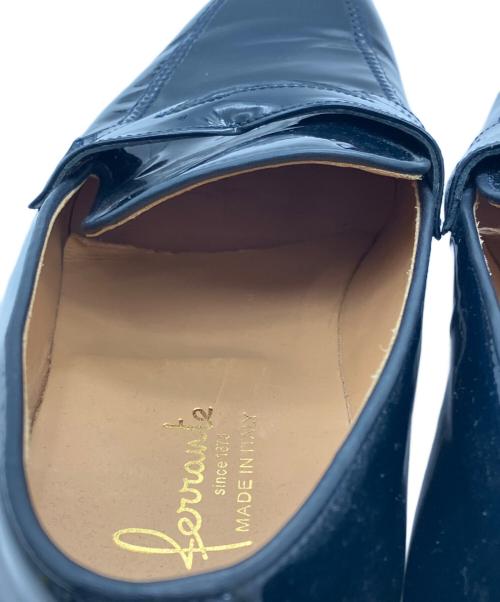 Ferrante（フェランテ）Ferrante (フェランテ) エナメル コインローファー ブルー サイズ:7　2/1の古着・服飾アイテム