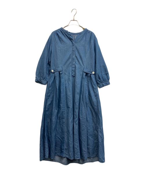 CARA O CRUZ（キャラ オ クルス）CARA O CRUZ (キャラ オ クルス) デニムワンピース インディゴ サイズ:9の古着・服飾アイテム