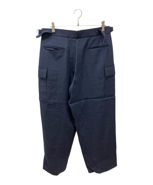 ATON（エイトン）ATON (エイトン) BACK SATIN FIELD CARGO パンツ ネイビー サイズ:6の古着・服飾アイテム