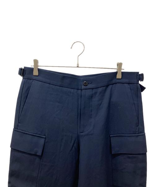 ATON（エイトン）ATON (エイトン) BACK SATIN FIELD CARGO パンツ ネイビー サイズ:6の古着・服飾アイテム