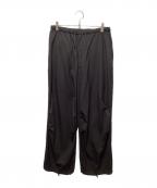 MARKAマーカ）の古着「KNEE TUCK PANTS」｜ブラック