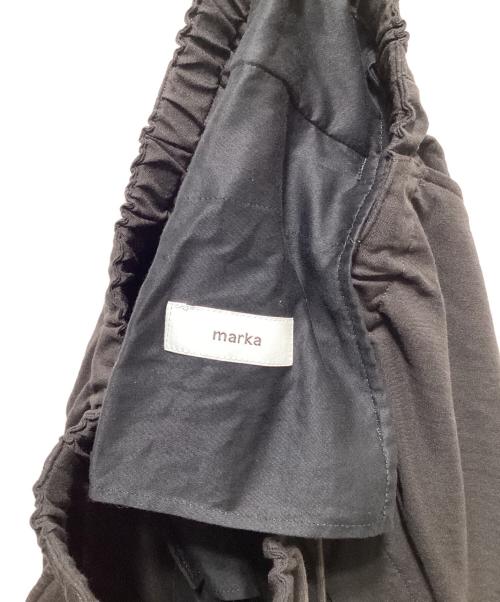 MARKA（マーカ）MARKA (マーカ) KNEE TUCK PANTS ブラック サイズ:3の古着・服飾アイテム