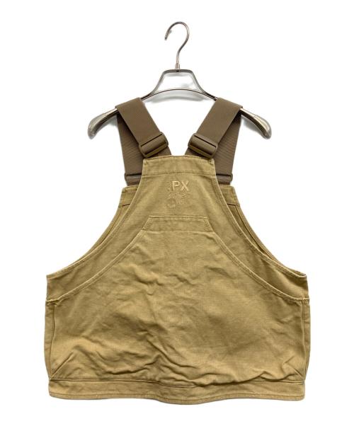 WILD THINGS（ワイルドシングス）WILD THINGS (ワイルドシングス) hobo (ホボ) WILD THINGS　ワイルドシングス　LAY VEST COTTON CANVAS VINTAGE WASH ベージュ サイズ:Freeの古着・服飾アイテム
