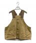 WILD THINGS（ワイルドシングス）の古着「WILD THINGS　ワイルドシングス　LAY VEST COTTON CANVAS VINTAGE WASH」｜ベージュ