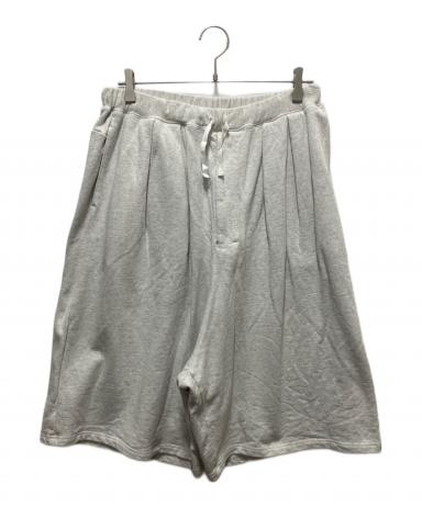 中古・古着通販】ANCELLM (アンセルム) 3/4 TUCK SWEAT SHORTS ライト