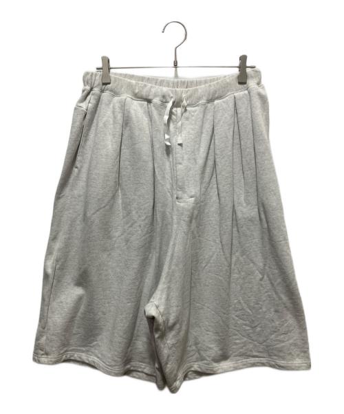 ANCELLM（アンセルム）ANCELLM (アンセルム) 3/4 TUCK SWEAT SHORTS ライトグレー サイズ:2の古着・服飾アイテム