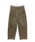 MARKA（マーカ）の古着「2TUCK COCOON FIT コーデュロイパンツ」｜ブラウン