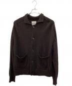 MARKAWAREマーカウェア）の古着「POLO COLLAR CARDIGAN ALPACA」｜ブラウン